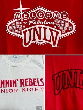 UNLV BUNDLE (3) REBELS Tshirts